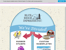 Tablet Screenshot of blueridgeimpressions.net